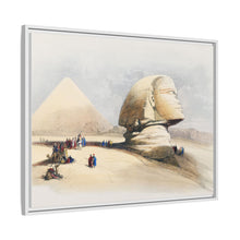 The Great Sphinx Pyramids of Gezeeh illustration bby David Roberts (1796–1864)