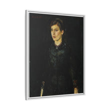 Inger in Black (1884) by Edvard Munch - NOMADEN ART GALLERY