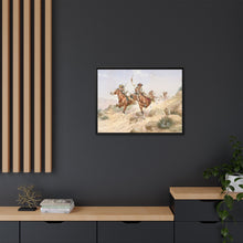 Apache Indians on Horseback by Herman Wendelborg Hansen