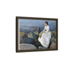Noche de verano, Inger en la playa (1889) de Edvard Munch 