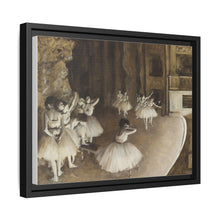 Ballet Rehearsal on Stage (1874) by Edgar Degas