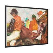 The Jockeys (ca. 1882) by Edgar Degas