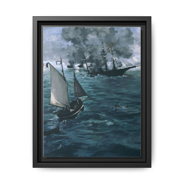 The Battle of the Kearsarge and the Alabama by Édouard Manet - NOMADEN ART GALLERY