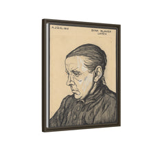Portret van Dina Klaver (1916) by Julie de Graag