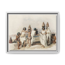 Nubian women at Kortie on the Nile illustration by David Roberts (1796–1864) - NOMADEN ART GALLERY