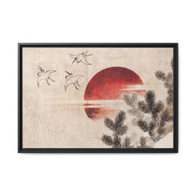 Katsushika Hokusai's birds and sunset, from Album of Sketches (1814) - NOMADEN ART GALLERY