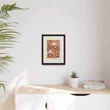 Impresión de plantilla con patrón floral Art Nouveau de estilo oriental