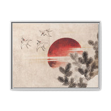 Katsushika Hokusai's birds and sunset, from Album of Sketches (1814) - NOMADEN ART GALLERY