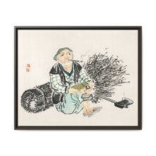 Smoking farmer with branches by Kōno Bairei (1844-1895) - NOMADEN ART GALLERY