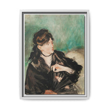 Portrait of Berthe Morisot with a Fan (1874) by Édouard Manet. - NOMADEN ART GALLERY