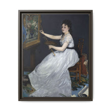 Porträt der Eva Gonzalés im Atelier Manets (1870) by Edouard Manet - NOMADEN ART GALLERY
