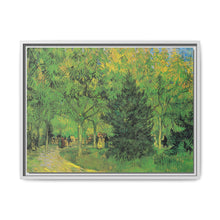 Vincent van Gogh's Path in the Park of Arles with Walkers (1888) - NOMADEN ART GALLERY