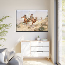 Apache Indians on Horseback by Herman Wendelborg Hansen