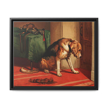 Suspense (1877) by sir Edwin Landseer, a Victorian bloodhound mastiff waiting. - NOMADEN ART GALLERY