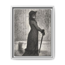 Georges Seurat's Woman Strolling (1884) - NOMADEN ART GALLERY