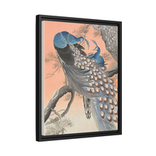 Two peacocks on tree branch (1900 - 1930) by Ohara Koson
