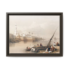 View on the Nile ferry to Gizeh illustration by David Roberts (1796–1864) - Decorative Wall Art - NOMADEN ART GALLERY