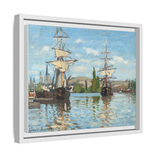 Ships Riding on the Seine at Rouen (1872–1873) by Claude Monet - NOMADEN ART GALLERY