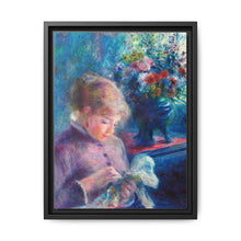 Young Woman Sewing (1879) by Pierre-Auguste Renoir. - NOMADEN ART GALLERY