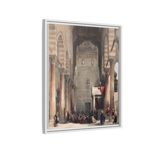 Interior of the mosque of the Metwalys (Metwalis) illustration by David Roberts (1796–1864)