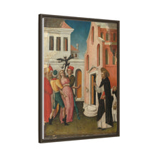 Saint Peter Martyr Exorcizing a Woman Possessed by a Devil by Antonio Vivarini