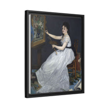 Retrato de Eva Gonzalés en el taller Manets (1870) de Edouard Manet