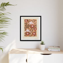 Impresión de plantilla con patrón floral Art Nouveau de estilo oriental