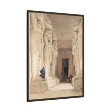 Excavated Temple of Gyrshe (Gerf Hussein) Nubia illustration by David Roberts (1796–1864)