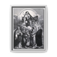 The Virgin and Child with Saint Geminianus of Modena, Saint Peter, Saint Paul and Saint Antony of Padua. Lithograph by F. Hanfstaengl after B. Ramenghi, il Bagnacavallo. - NOMADEN ART GALLERY