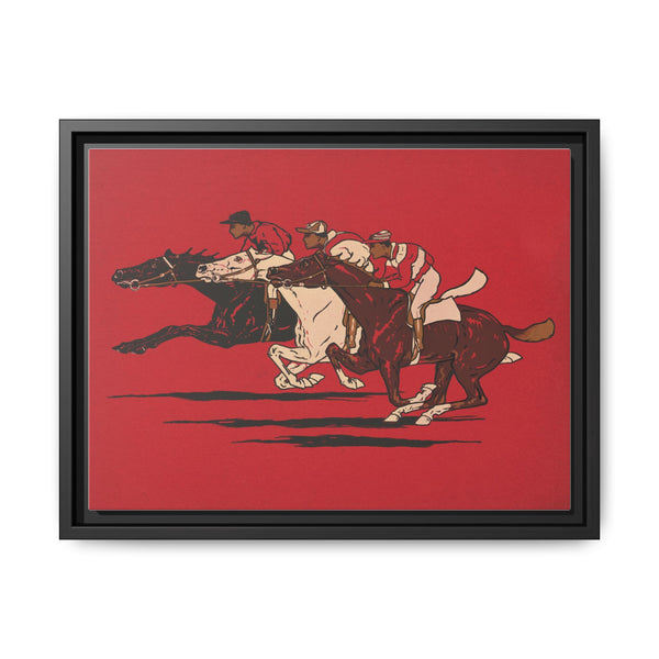 The Runners (1900), vintage horse racing illustration. - NOMADEN ART GALLERY