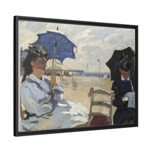 Claude Monet's The Beach at Trouville (1870) - NOMADEN ART GALLERY