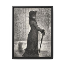 Georges Seurat's Woman Strolling (1884) - NOMADEN ART GALLERY