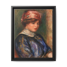 Young Woman in Blue, Bust (Jeune femme en corsage bleu, buste) (1911) by Pierre-Auguste Renoir - NOMADEN ART GALLERY