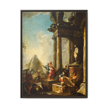 Alexander the Great at the Tomb of Achilles (ca. 1718-1719 (Baroque) by Giovanni Paolo Panini - NOMADEN ART GALLERY