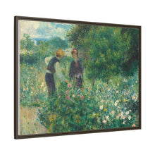 Recogiendo flores (1875) de Pierre-Auguste Renoir 