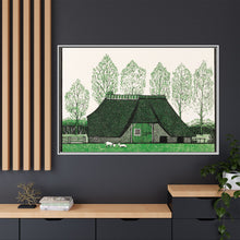 Farmhouse with thatched roof (1919) by Julie de Graag