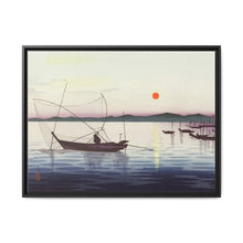 Boats and setting sun (1900 - 1936) by Ohara Koson - NOMADEN ART GALLERY