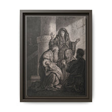 Simeon recognises the infant Jesus as saviour. Etching by C.W. Weisbrod after Rembrandt, 1627-8. - NOMADEN ART GALLERY