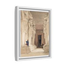 Excavated Temple of Gyrshe (Gerf Hussein) Nubia illustration by David Roberts (1796–1864)