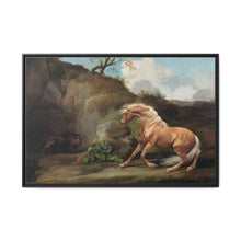 Horse Frightened by a Lion (1762–1768) by George Stubbs - NOMADEN ART GALLERY