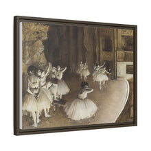 Ballet Rehearsal on Stage (1874) by Edgar Degas