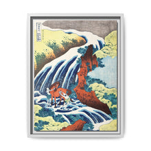 Hokusai's The Yoshitsune horse-washing falls at Yoshino, Izumi Province (1833–1834) - NOMADEN ART GALLERY