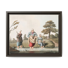 Illustration of leech finders from The Costume of Yorkshire (1814) by George Walker - NOMADEN ART GALLERY