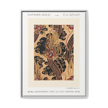 Flower pattern Art Deco stencil print in oriental style. Original from our own 1914 edition of Samarkande - NOMADEN ART GALLERY