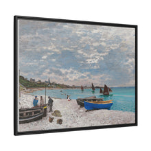The Beach at Sainte-Adresse (1867) by Claude Monet - NOMADEN ART GALLERY