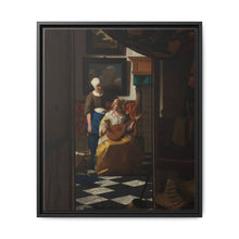 The Love Letter (ca. 1669 –1670) by Johannes Vermeer - NOMADEN ART GALLERY