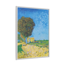 Vincent van Gogh's Avenue at Arles with houses (1888) - NOMADEN ART GALLERY
