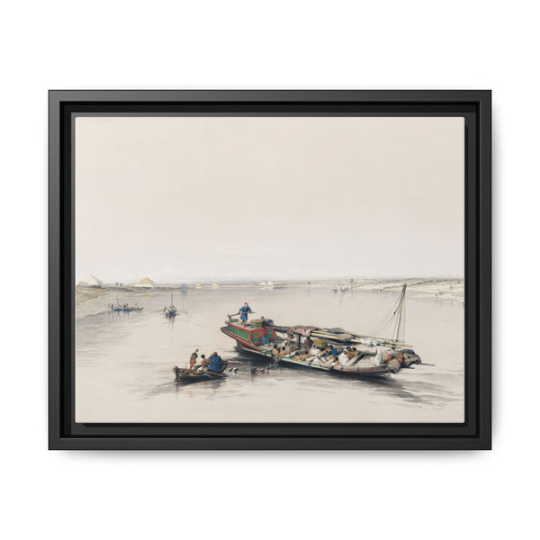Nile View: Pyramids of Dashour & Sakkara by David Roberts (1796–1864) - NOMADEN ART GALLERY