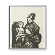 Nurse with a Boy / The Mother and the Crying Child (1902) by Edvard Munch. - NOMADEN ART GALLERY