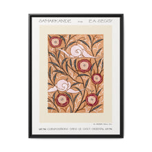 Art Nouveau Flower pattern stencil print in oriental style - NOMADEN ART GALLERY